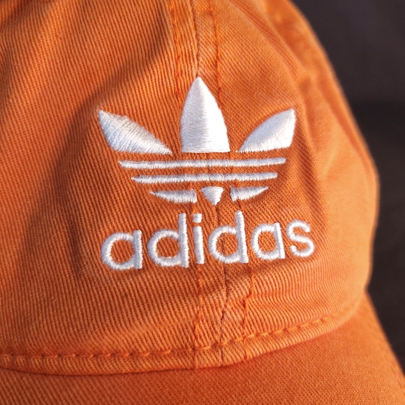 Adidas Bright Orange Baseball Cap - Picture 2 of 8